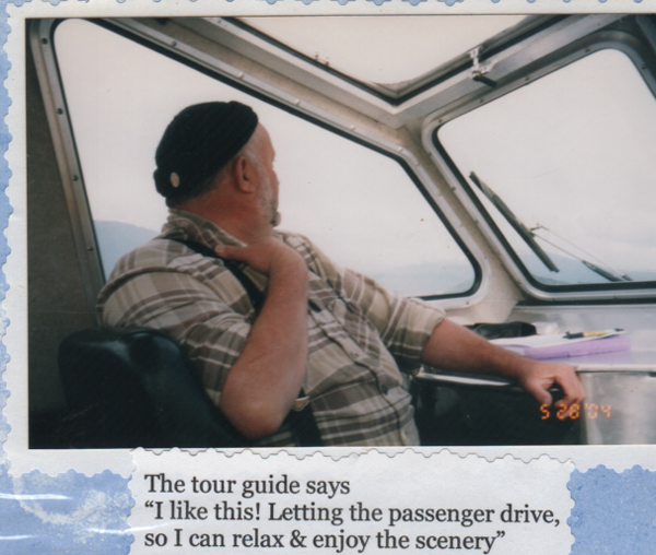 The Captain relaxing